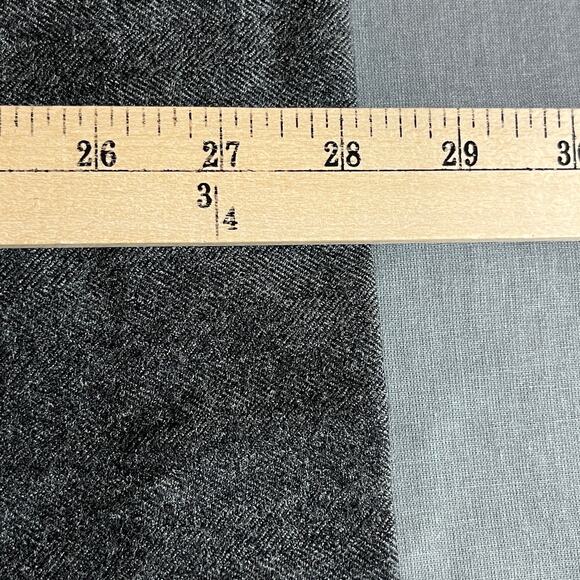 VTG Pierre Cardin‎ Blazer Skirt Set Womens 11/12 Gray Wool Herringbone Career - Picture 14 of 15